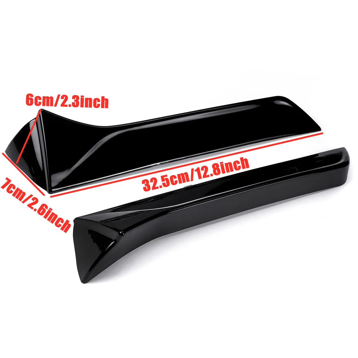 Seat Leon MK3/MK3.5 Gloss Black Side Spoiler Pair (2013-2021) - Image 3