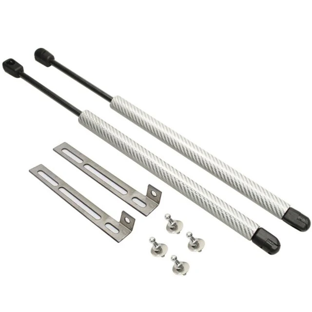 ELEVATE SEAT Leon MK4 KL1 KL8 Black / Carbon Fibre Gas Bonnet Struts (2020+ Models) - Image 10