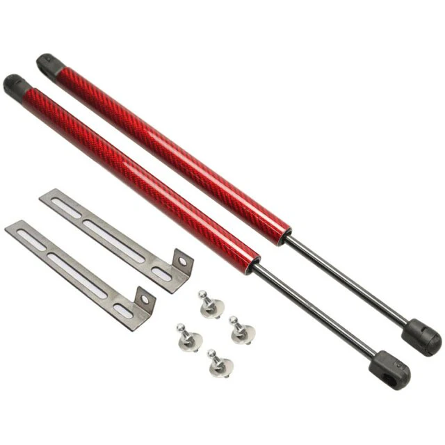 ELEVATE SEAT Leon MK4 KL1 KL8 Black / Carbon Fibre Gas Bonnet Struts (2020+ Models) - Image 11
