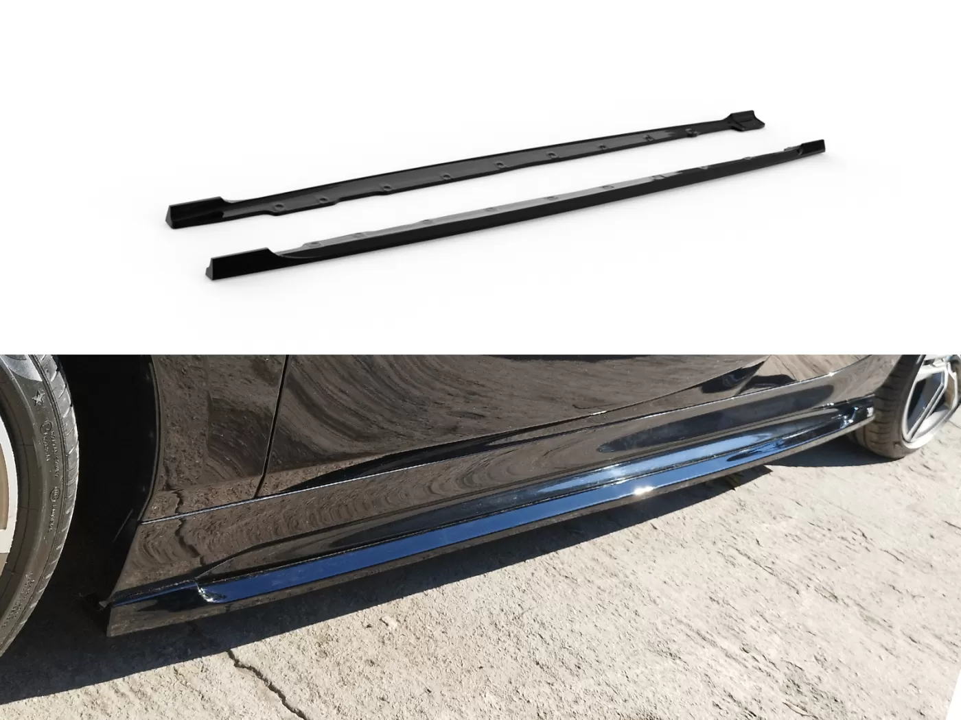 Side Skirts Extensions BMW 1 Series F40 M-Pack / M135i