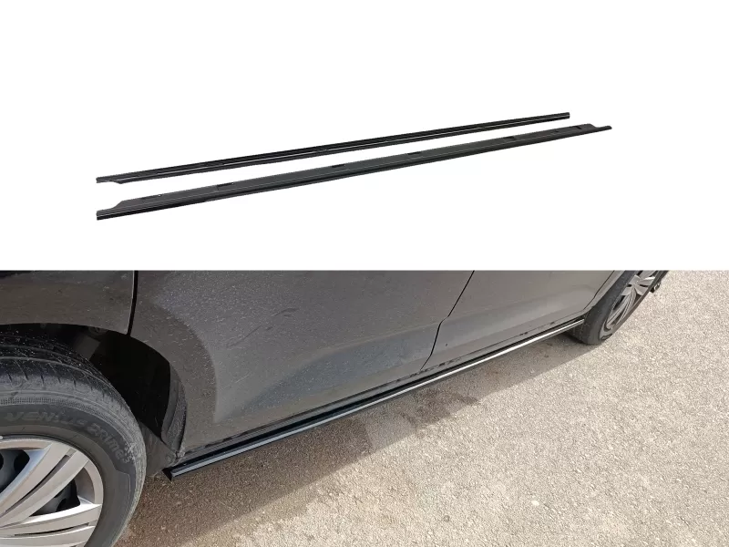 Side Skirts Extensions Volkswagen Caddy Mk5 / Ford Transit Connect L1 Mk3
