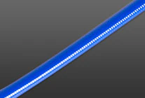Solid Blue PVC Covered Brake Hose - Variation 1