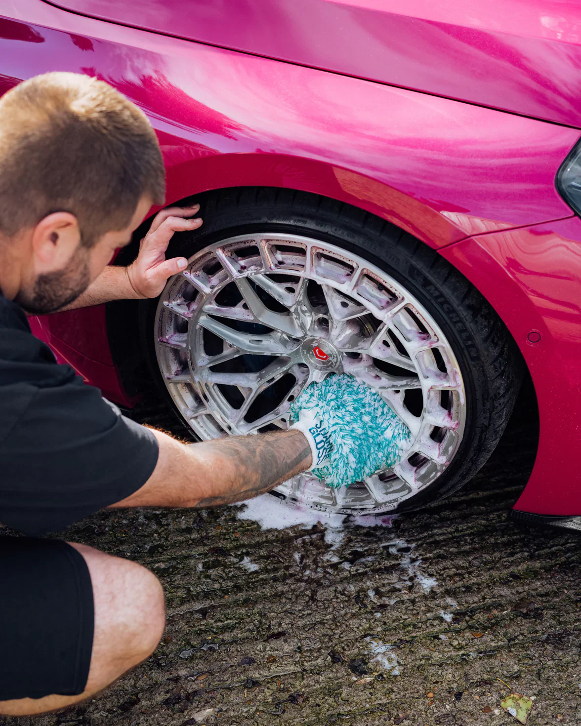 Stjarnagloss Lurvig - Microfibre Car Wash Mitt - Image 4