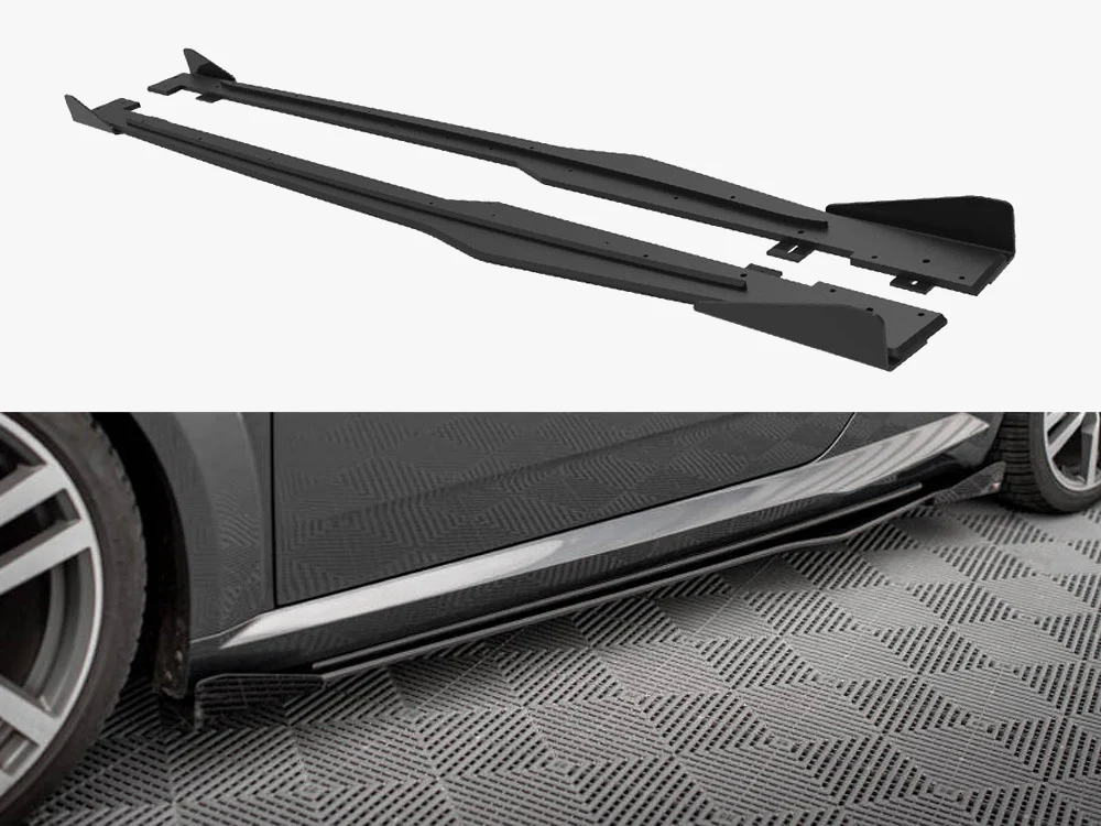 Street PRO Side Skirts Diffusers + Flaps Audi TT S / S-Line 8S - Image 2