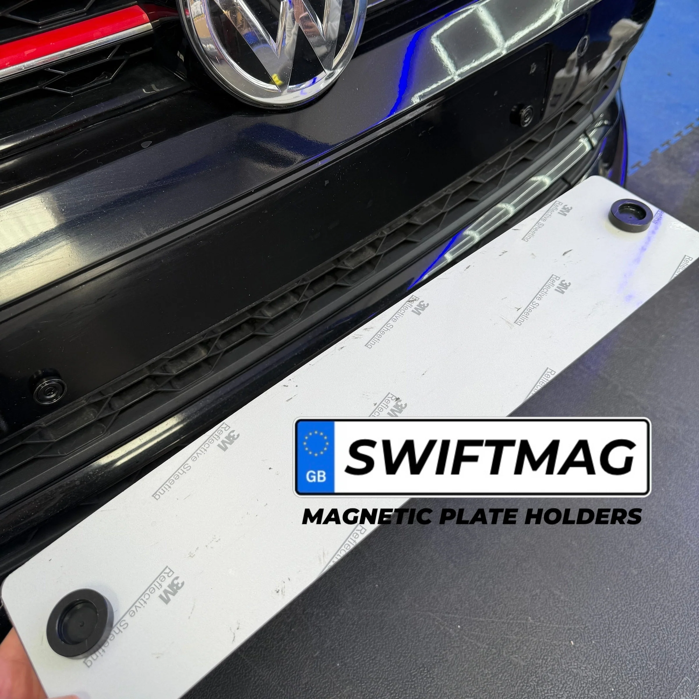 SWIFTMAG Magnetic Removable Numberplate Kit - Image 2