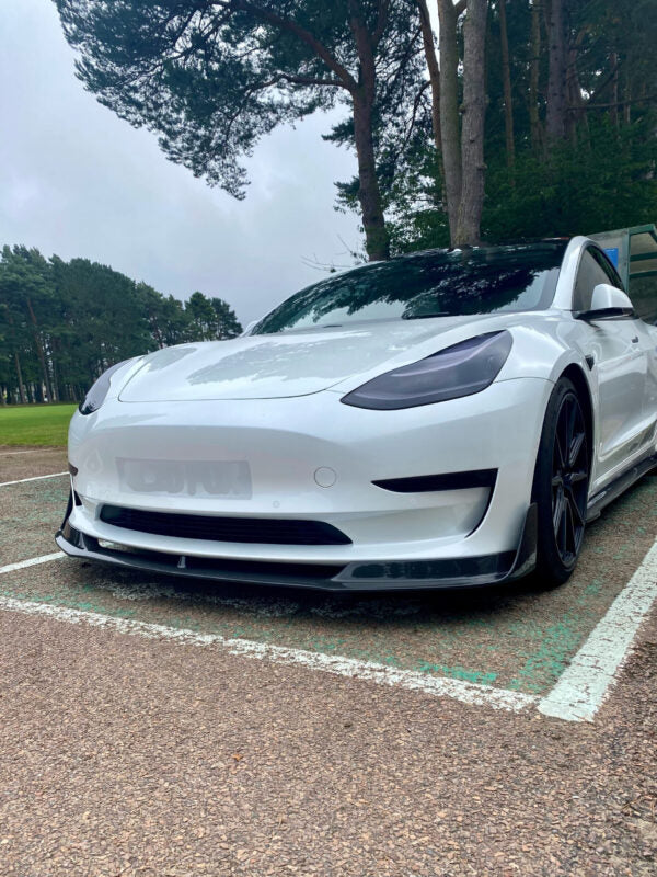 Tesla Model 3 PFL Carbon Fibre Front Splitter