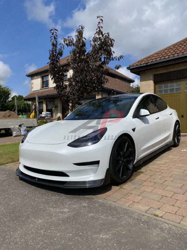 Tesla Model 3 PFL Carbon Fibre Front Splitter - Image 3