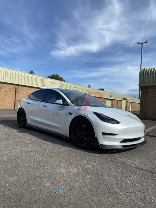 Tesla Model 3 PFL Carbon Fibre Front Splitter - Image 4