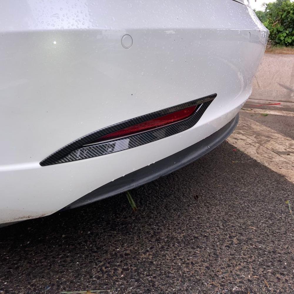 Tesla Model 3 Rear Reflector Surrounds / Canards (2017 Onwards) - Image 3