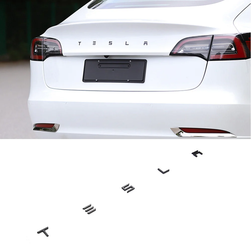 TESLA Model S, 3, X, Y Replacement Rear Boot Badge / Emblem - Image 2