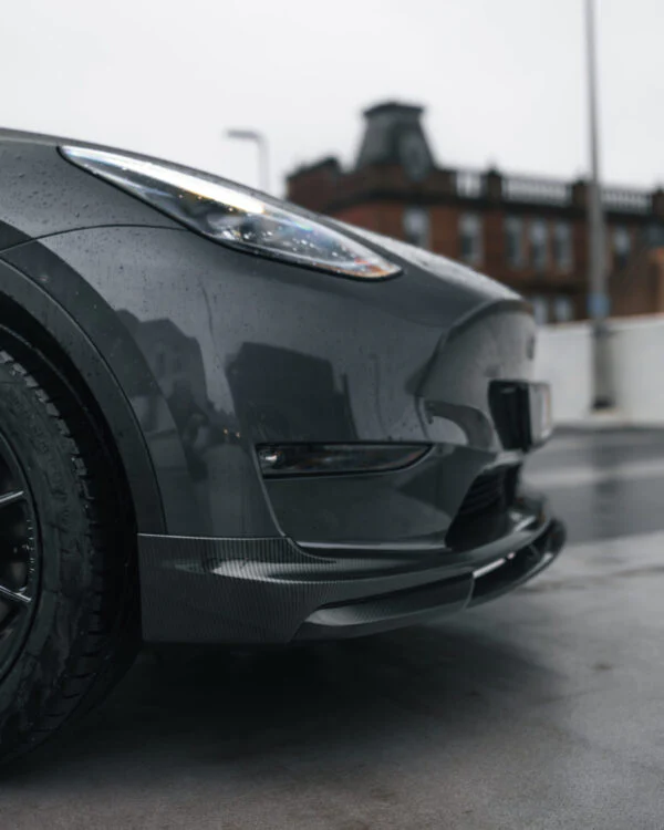 Tesla Model Y Carbon Fibre Front Splitter - Image 4