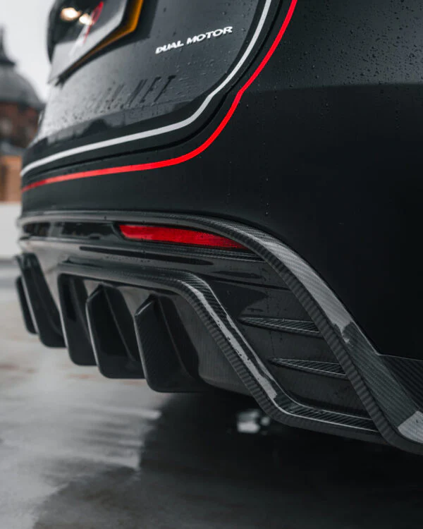 Tesla Model Y Carbon Fibre Rear Diffuser Replacement - Image 3
