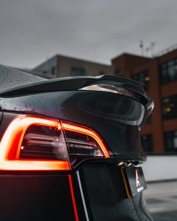 Tesla Model Y Carbon Fibre Rear Roof Spoiler - Image 3