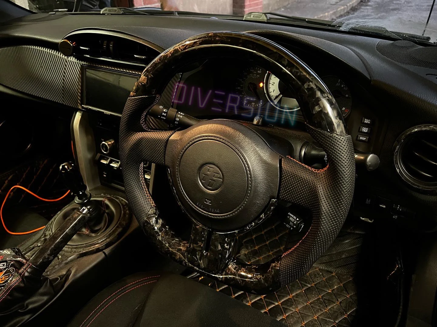Toyota GT86 Custom Carbon Fibre Steering Wheel (2012 - 2021 Models) - Image 2