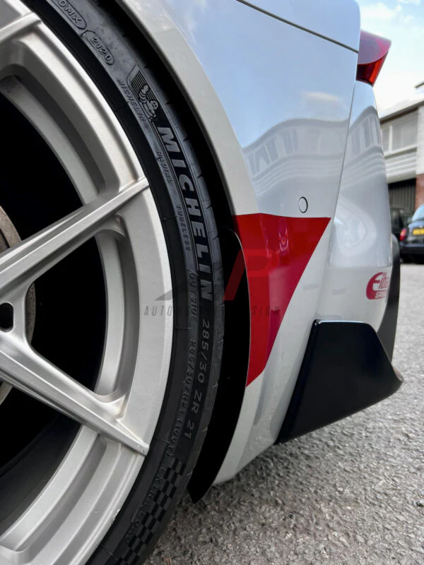 Toyota Supra A90/91 Carbon Fibre Arch Guards/Mud Flaps - Image 4