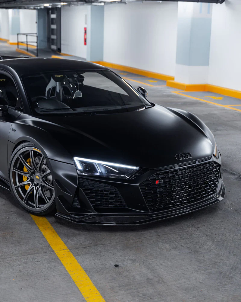TRE Audi R8 4S Facelift Pre-Preg Carbon Fibre Front Splitter - Image 2