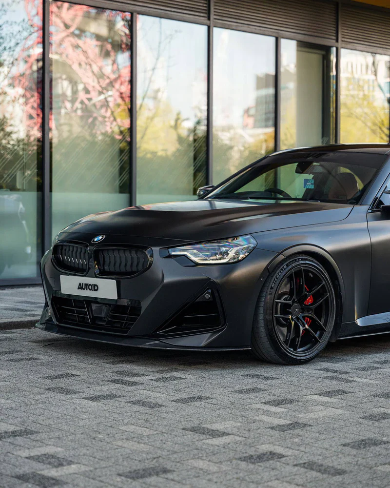 TRE BMW 2 Series M Sport & M240i G42 Pre-preg Carbon Fibre ID-01 Front Splitter (2021+) - Image 2