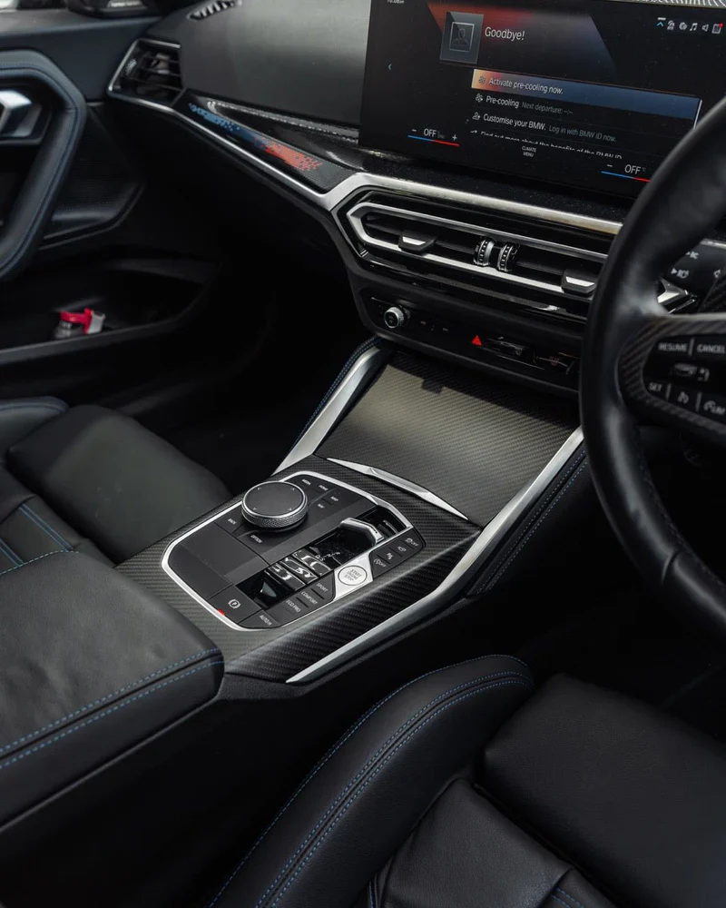 TRE BMW 2 Series & M240i G42 iDrive 8 Pre-Preg Carbon Fibre Centre Console Trim Set (2021+) - Image 2