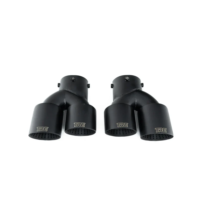TRE BMW M240i G42, M340i G20 and M440i G22 Cerakote Black Exhaust Tips (2021+)