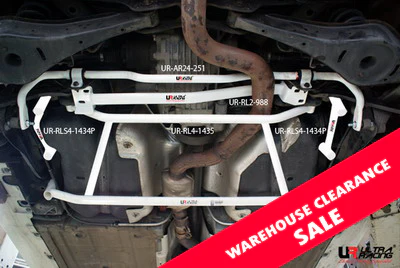 Ultra Racing Audi TT Mk2 Rear Lower Brace URRL4-1435