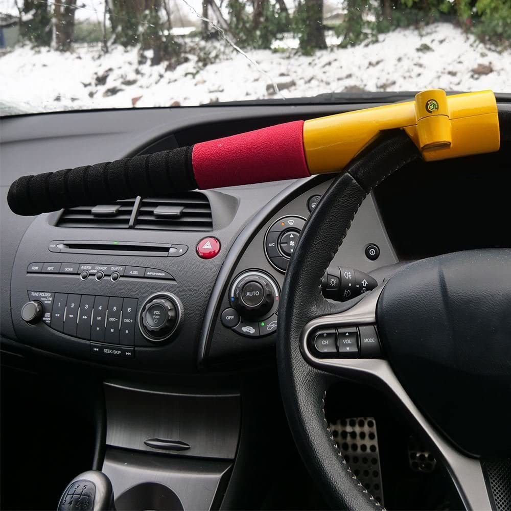 Universal Baseball Bat Style Steering Wheel Lock / Anti Theft Device - Image 2