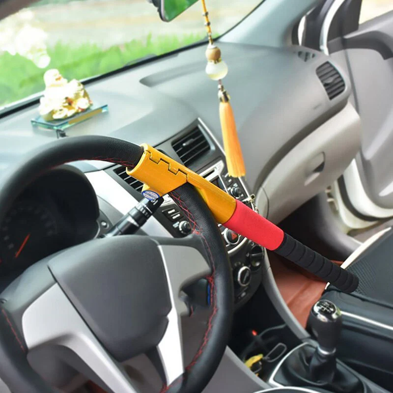 Universal Baseball Bat Style Steering Wheel Lock / Anti Theft Device - Image 3