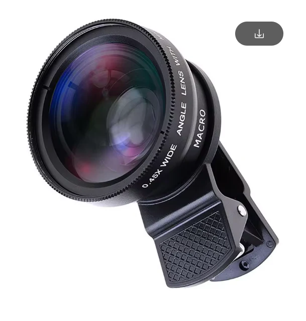 Universal Photography Clip-On Phone Camera Lens (2 in 1) Wide angle x Macro - Image 3
