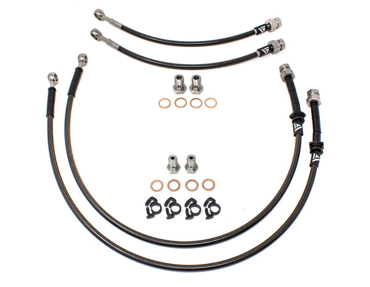 VAGSport Braided Brake Lines SEAT Mk3/3.5 Leon Cupra 2013-2020 (All Handbrakes) - Image 3