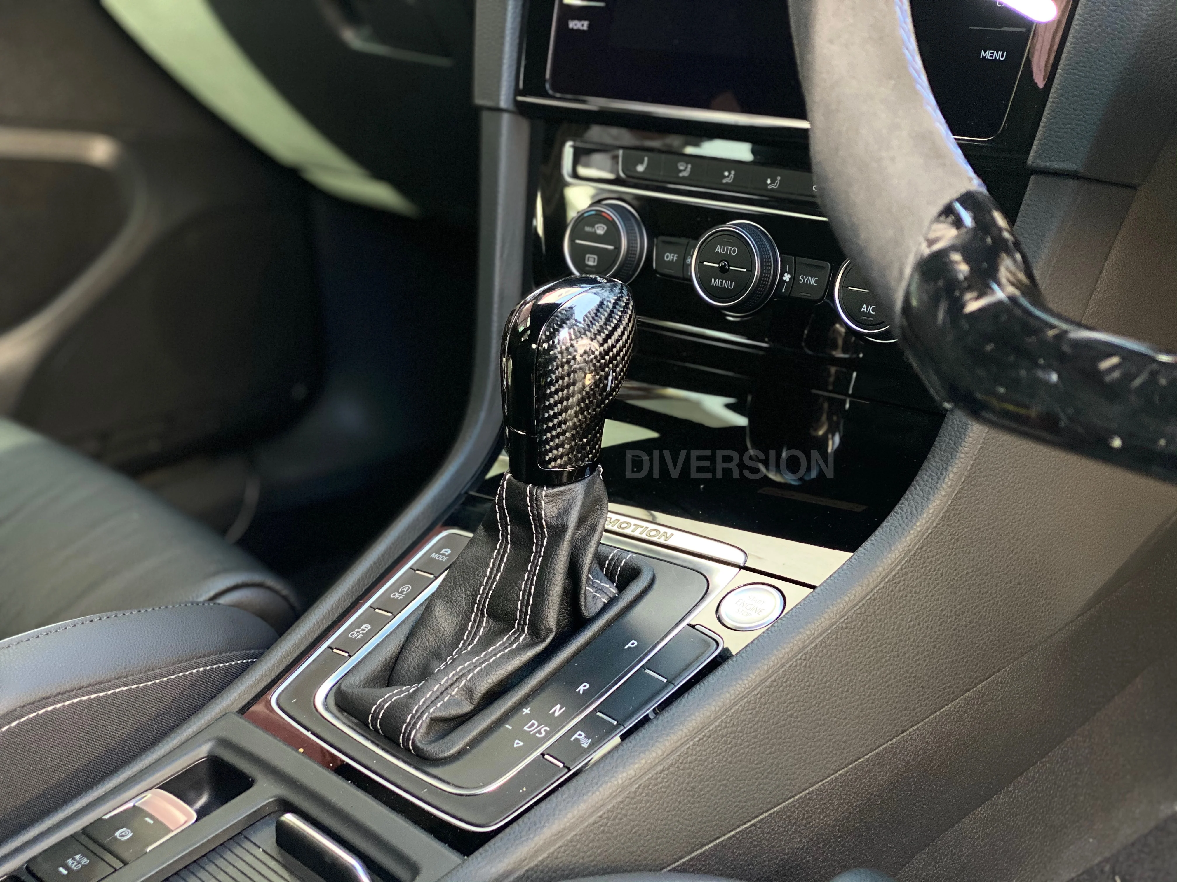 Volkswagen DSG Gear Selector Knob Carbon Fibre Head (Golf / Polo / Scirocco / Passat / + Other Models) - Image 2