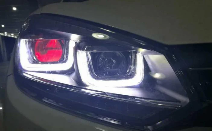 Volkswagen Golf MK6 Demon Eye Headlights (2008 - 2013 Models) - Image 4