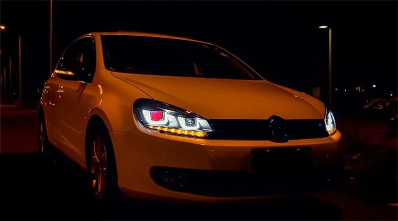 Volkswagen Golf MK6 Demon Eye Headlights (2008 - 2013 Models) - Image 5