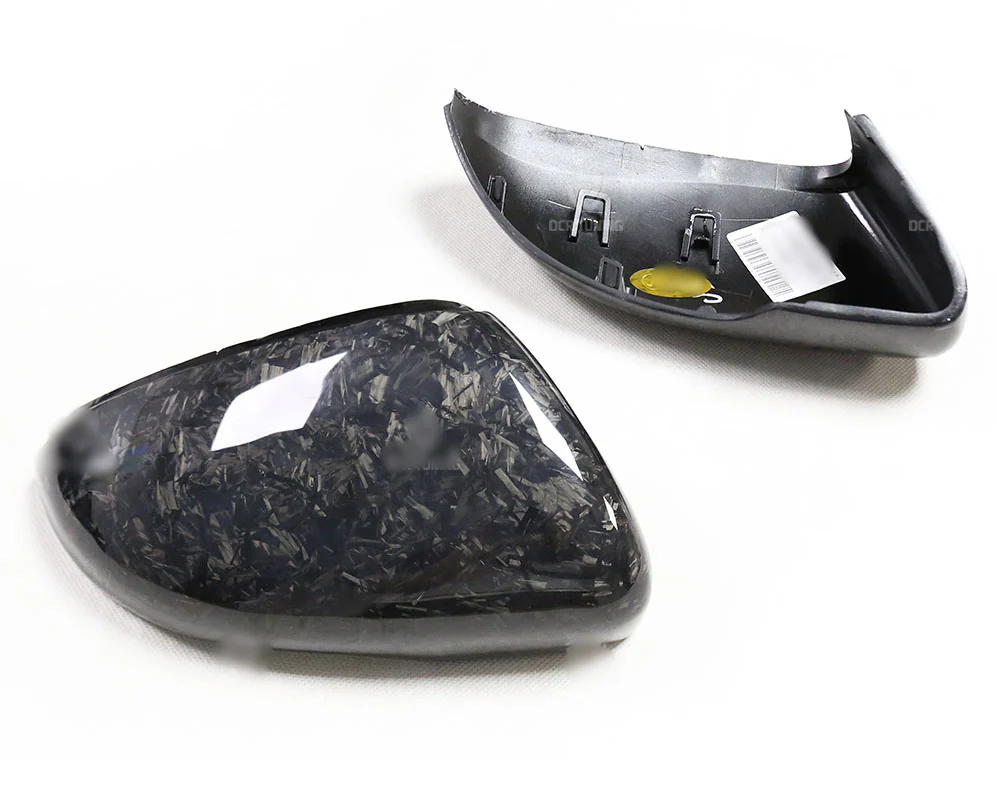 Volkswagen Golf MK6 Genuine Forged Carbon Fibre Wing Replacement Mirror Covers (2009-2013) - Image 3