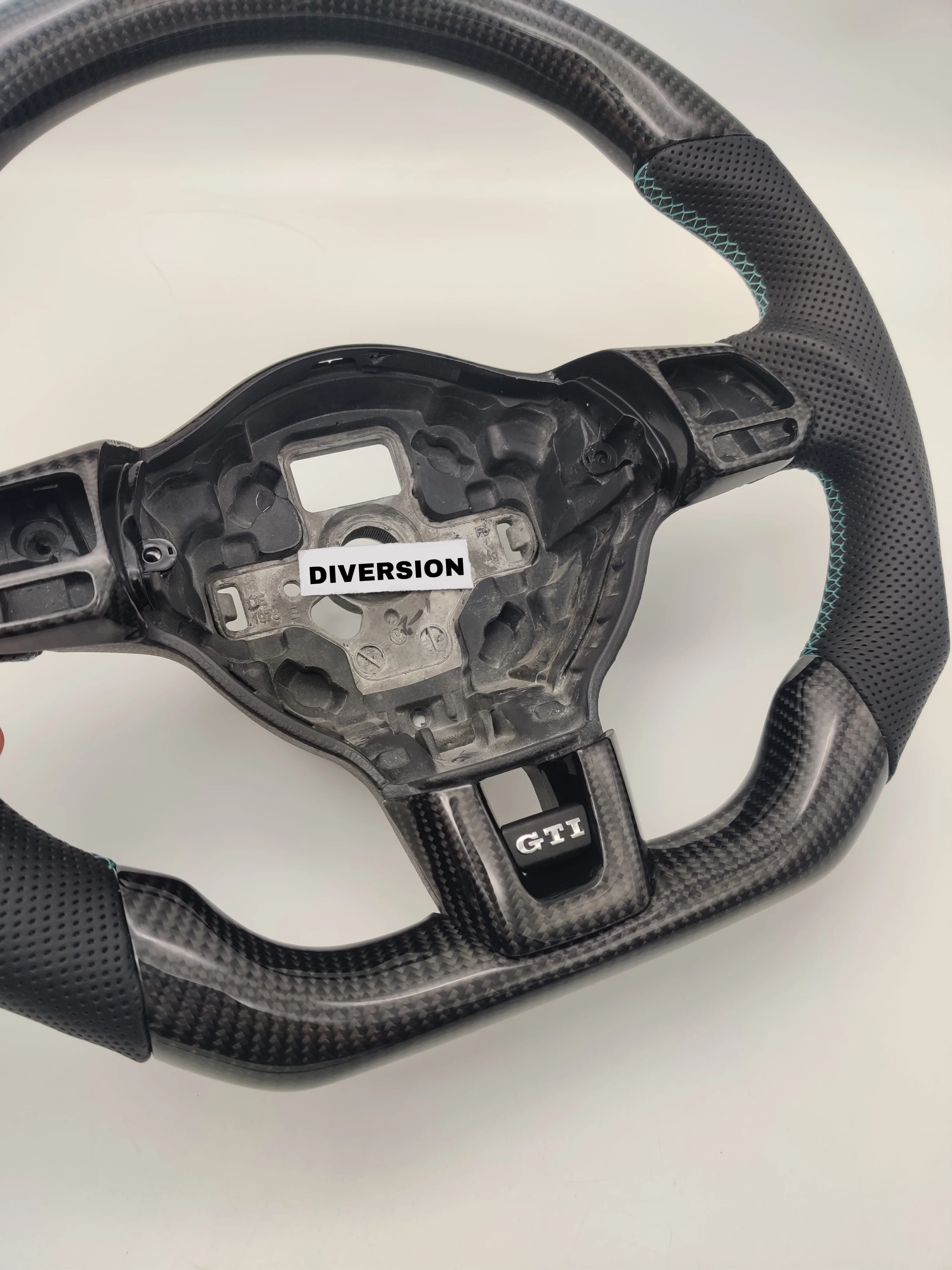 Volkswagen Golf MK6 GTI / R Carbon Fibre Steering Wheel (CUSTOM / 2009 - 2013 Models) - Image 2