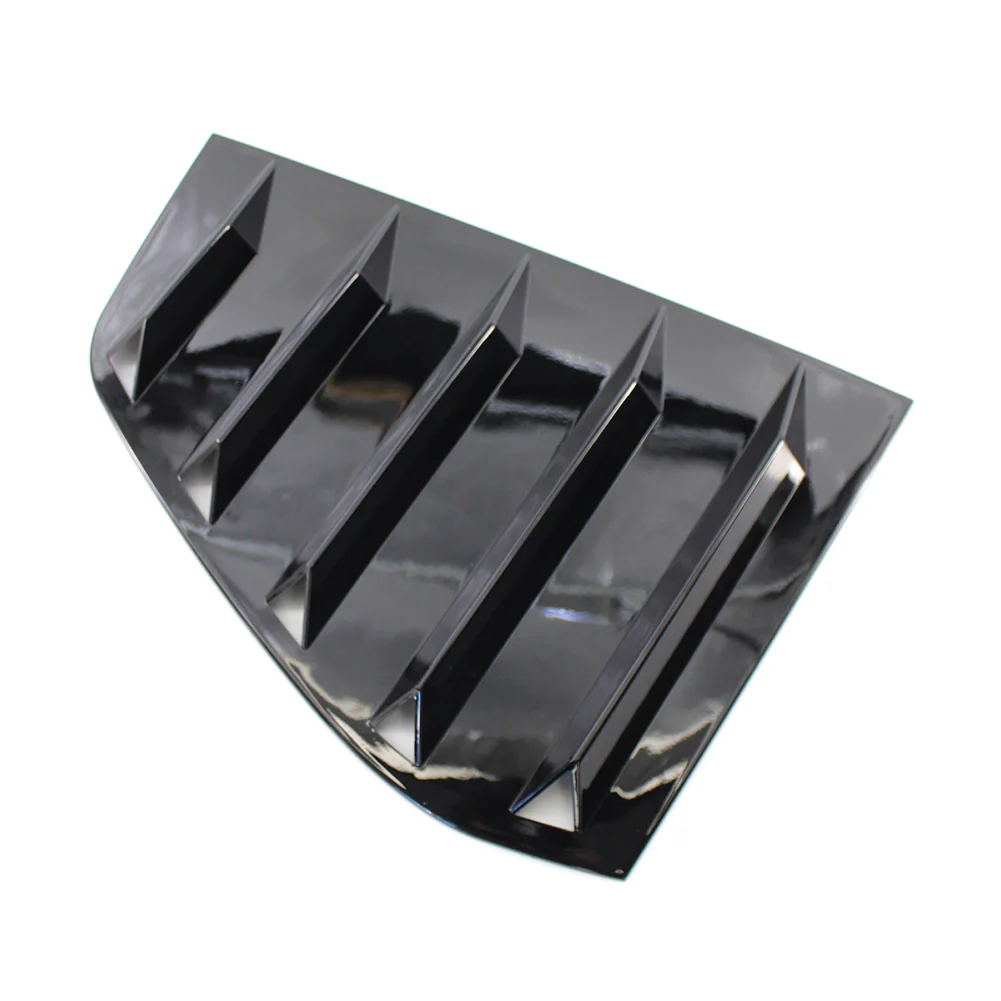 Volkswagen Golf MK6 Rear Side Window Air Vent Style Cover in Gloss Black - Image 3