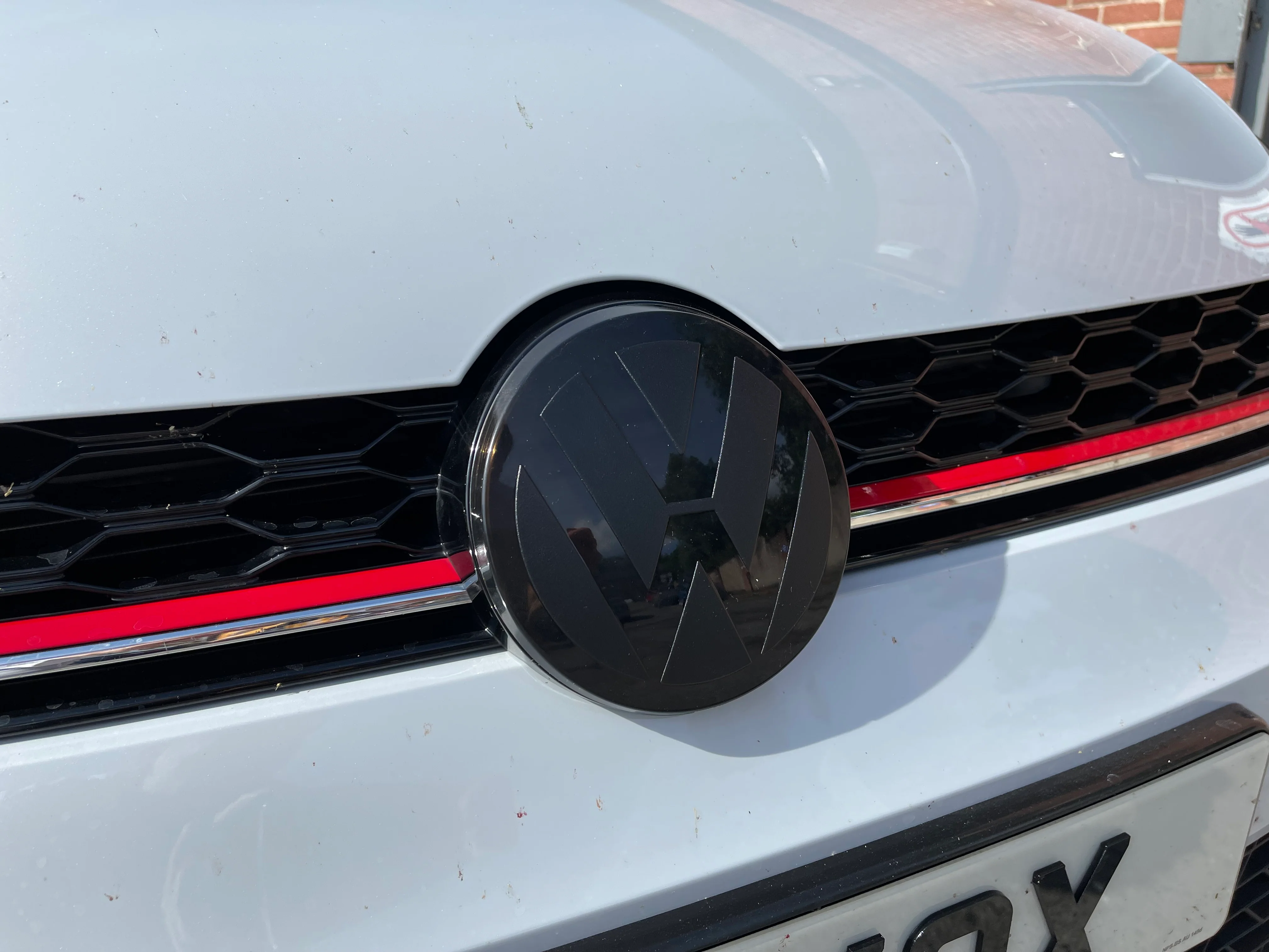 Volkswagen Golf MK7.5 Transparent ACC RADAR Front and Rear Plastic Badge Overlays (2017 - 2020 Models) - Image 2