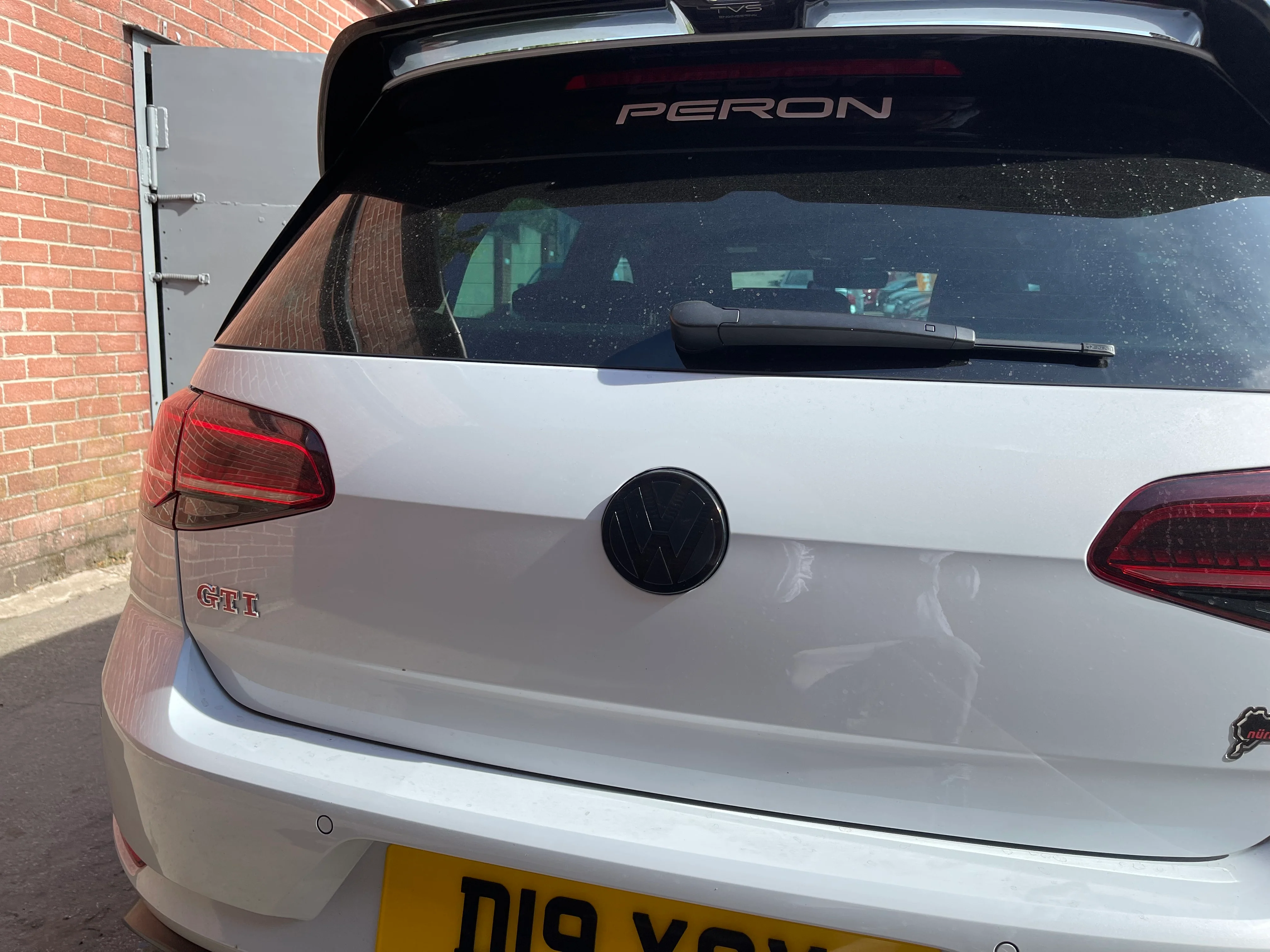Volkswagen Golf MK7.5 Transparent ACC RADAR Front and Rear Plastic Badge Overlays (2017 - 2020 Models) - Image 5
