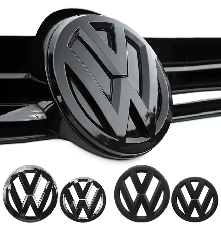Volkswagen Golf MK7 Gloss Black Badge Set (2013 - 2016 Models)