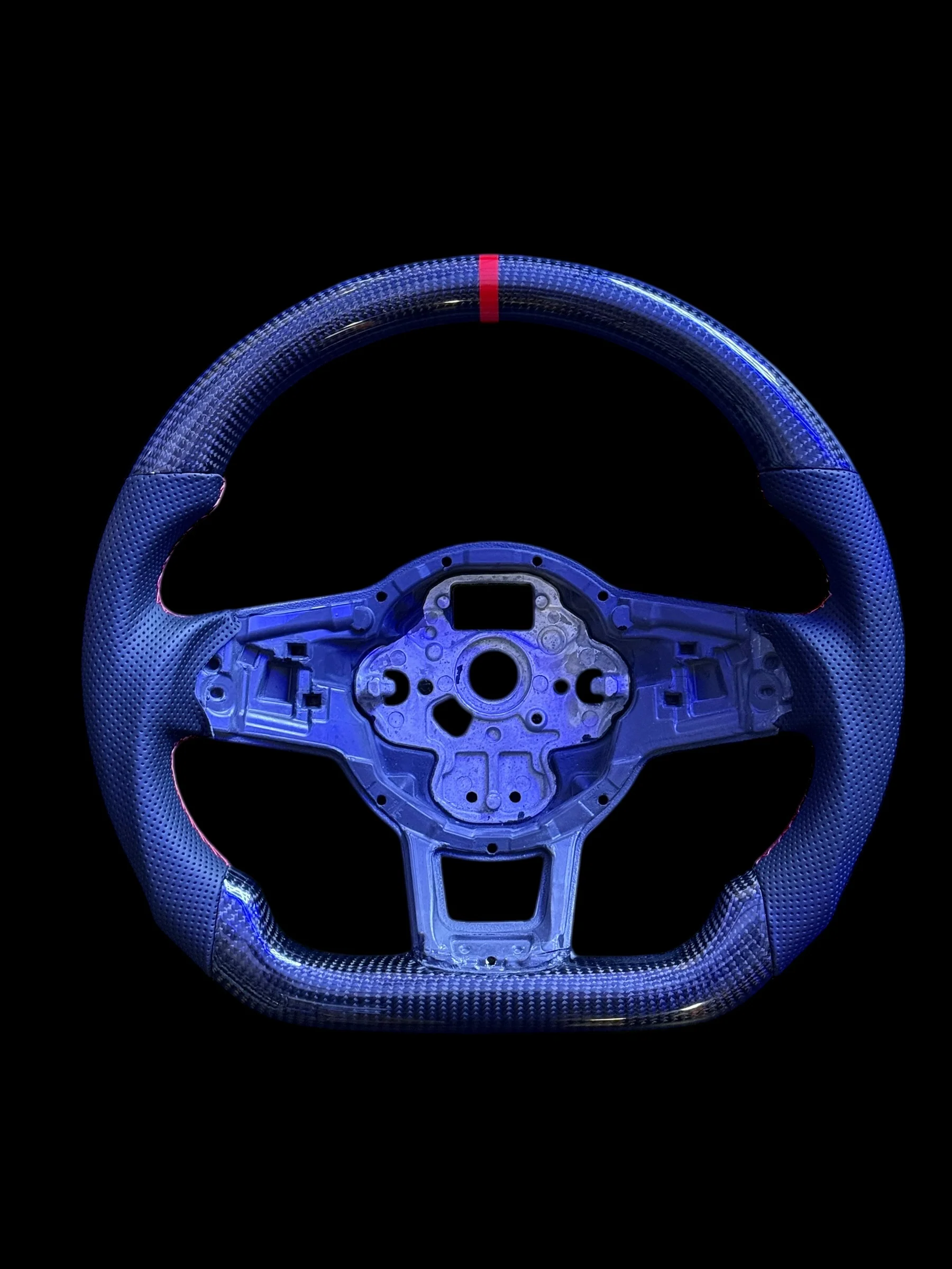 Volkswagen Golf MK7 / MK7.5 Polo MK5 / MK6 Custom Carbon Steering Wheel - SWVWGTIR38