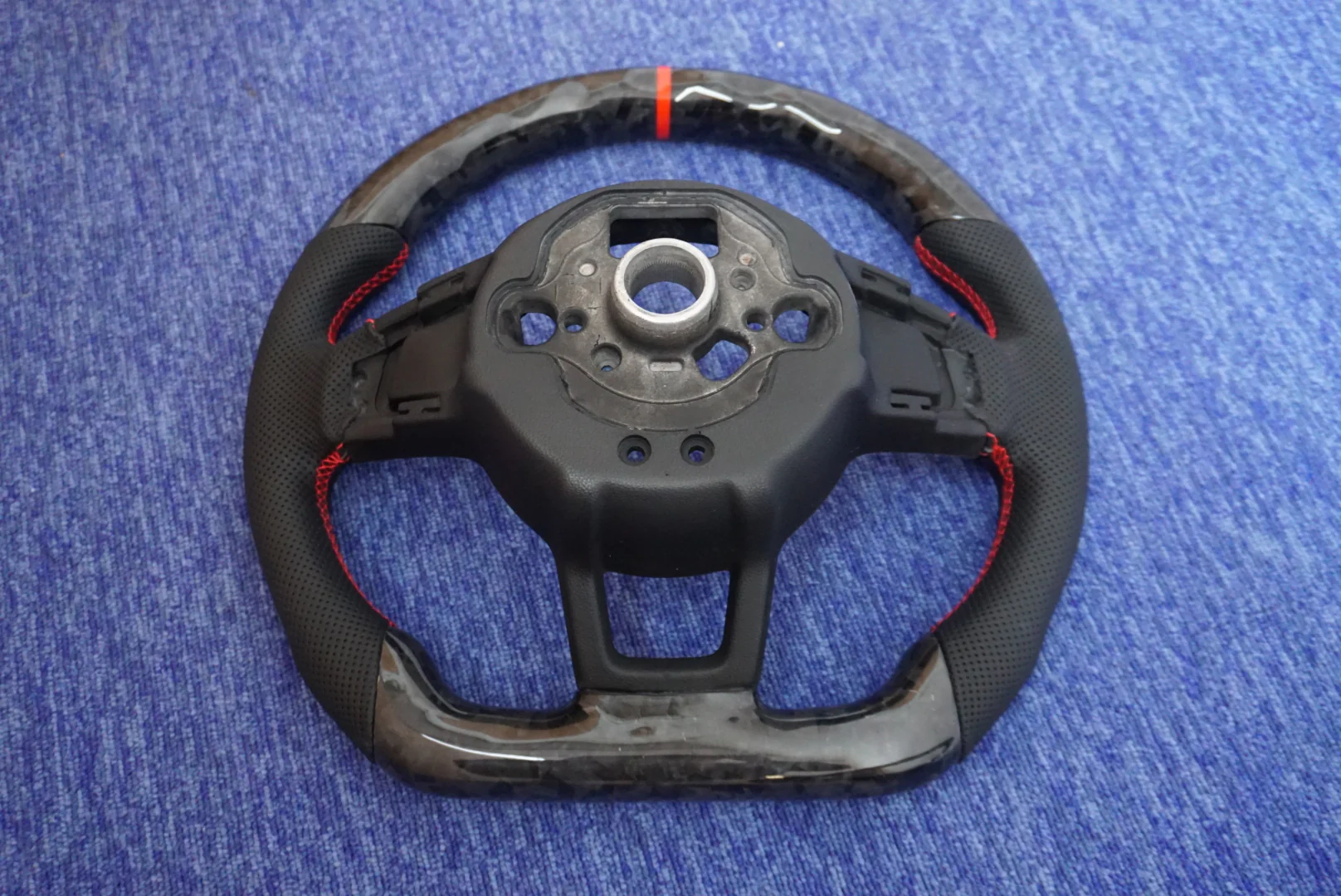 Volkswagen Golf MK7 MK7.5 / Polo MK5 MK6 Performance Models Forged Carbon Steering Wheel (2013-2021) - Image 6