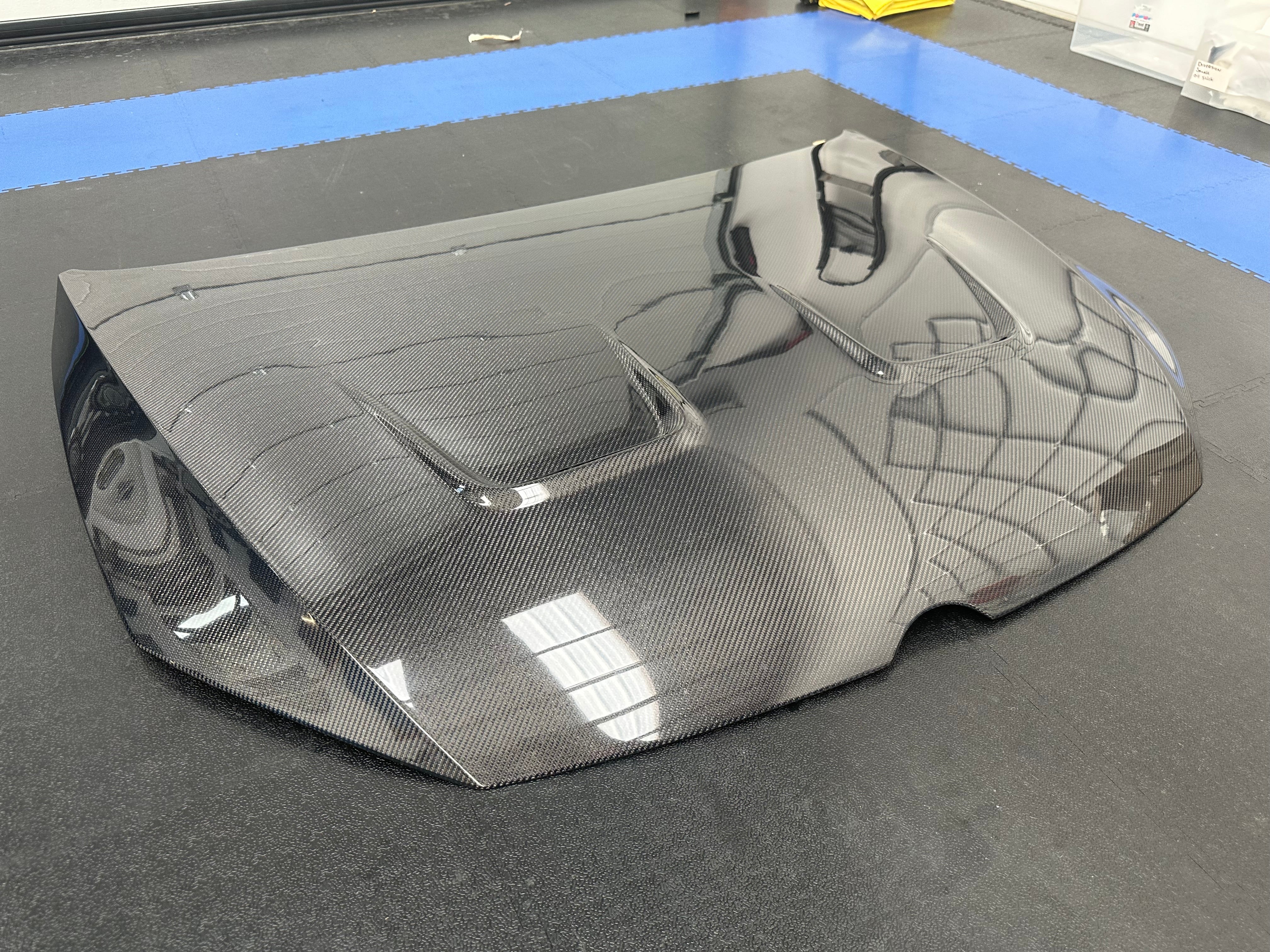 Volkswagen Golf MK7 / MK7.5 RR Style Carbon Fibre Vented Bonnet (Replacement) 2013 - 2021 / DAS - Image 4