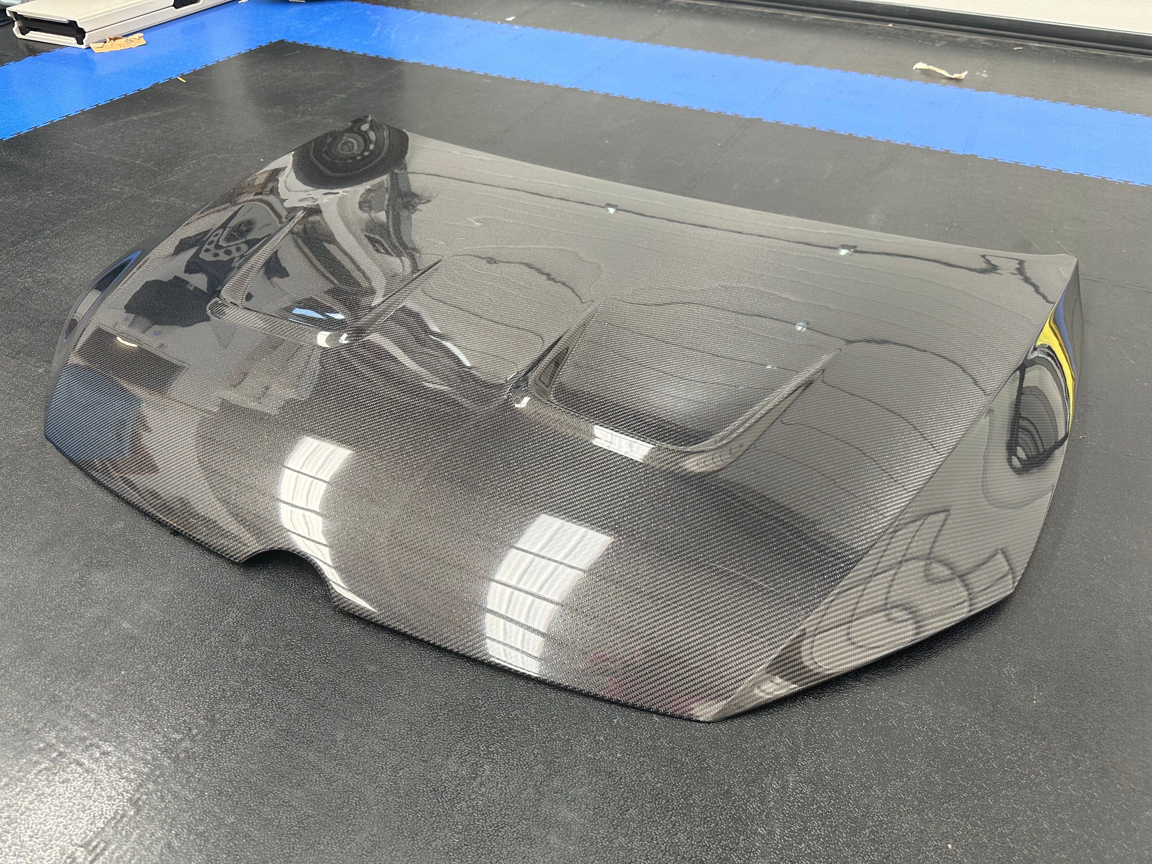 Volkswagen Golf MK7 / MK7.5 RR Style Carbon Fibre Vented Bonnet (Replacement) 2013 - 2021 / DAS - Image 5