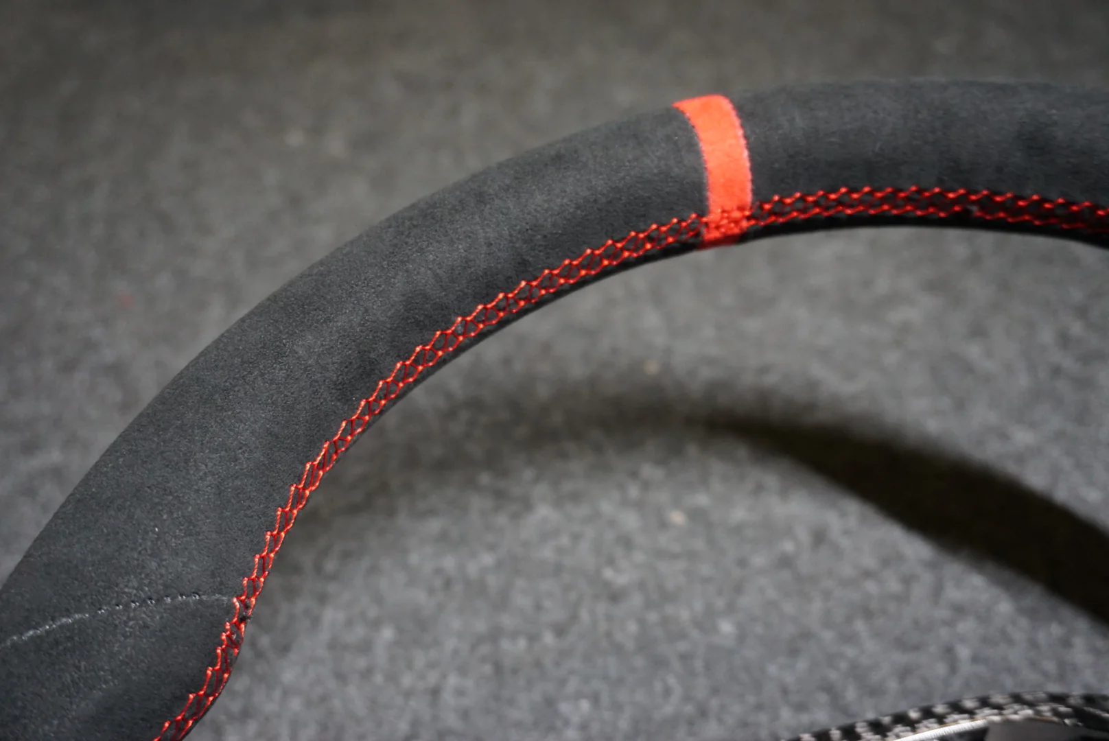 Volkswagen Golf MK8 Bespoke Custom Alcantara / Leather Steering Wheel (CUSTOM /  GTI / GTD / R-Line / R 2020+ Models) - Image 3