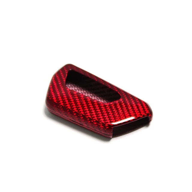 Volkswagen Golf MK8 Carbon Fibre Black Or Red Hard Structured Key Cover (2022 +) - Image 2