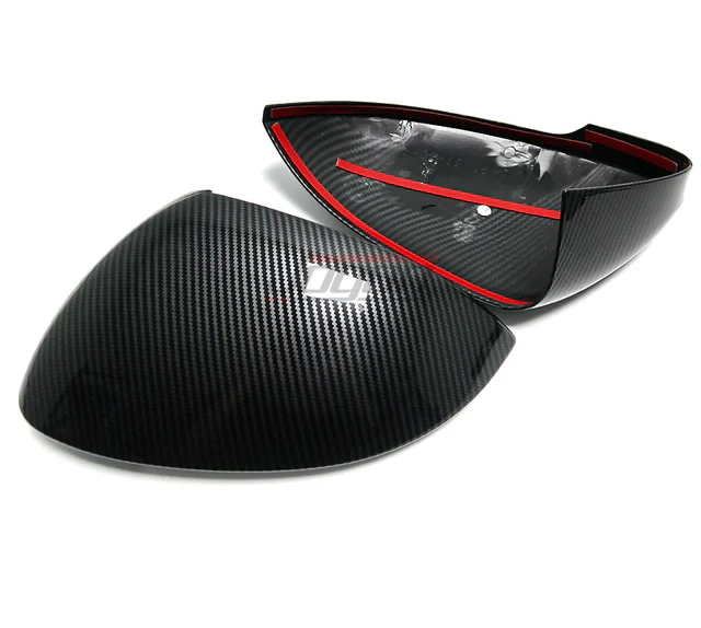 Volkswagen Golf MK8 / ID3 Carbon Fibre Look Mirror Cover Add Ons (2020+ Models) - Image 2