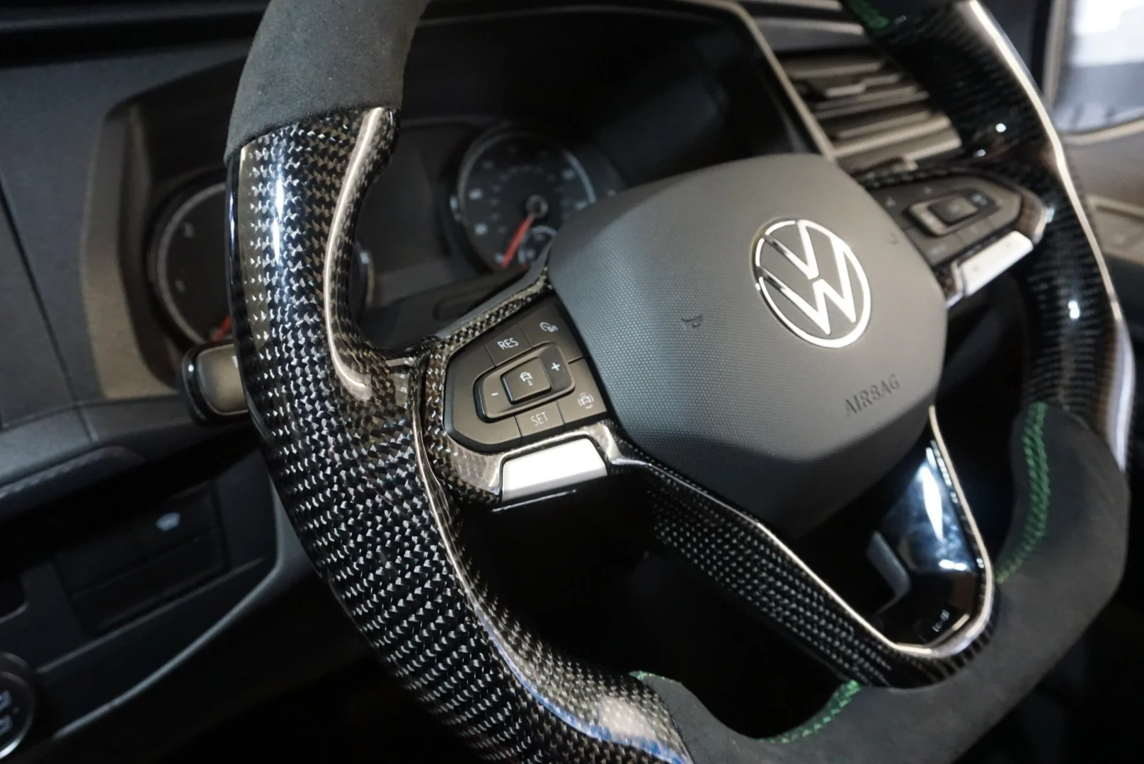 Volkswagen Golf MK8 Carbon Fibre Steering Wheel (2020+ Models) - Image 2