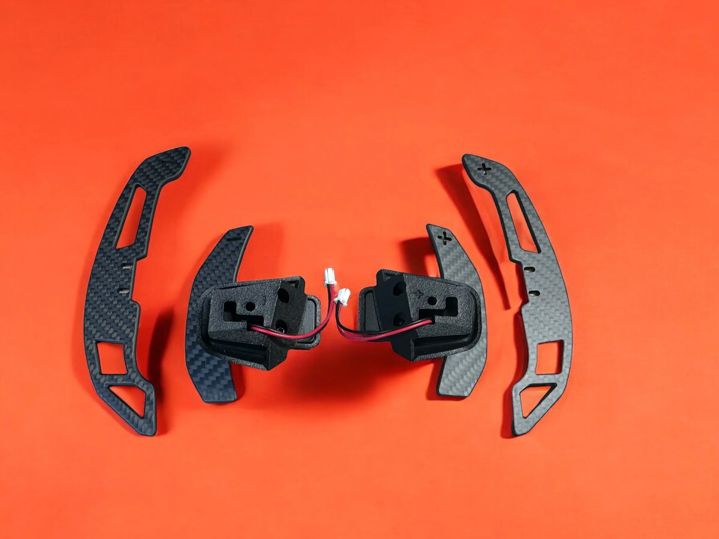 Volkswagen Golf MK8 DSG Carbon Fibre Magnetic Paddle Replacement Extenders Kit (2021 - 2024 Models) DAS - Image 4