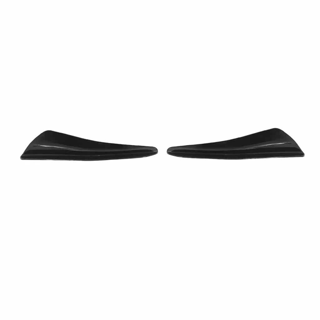 Volkswagen Golf MK8 Gloss Black / Carbon Look Front Bumper Canards (2021+ Models) - Image 3