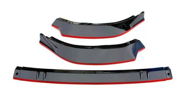 Volkswagen Golf MK8 Gloss Black / Carbon Look Front Splitter (MK8 2020+ Models) - Image 8