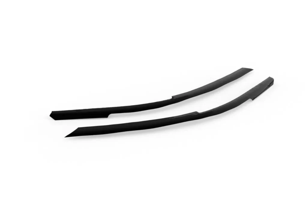 Volkswagen Golf MK8 Gloss Black Headlight Eyebrows (2020+  Models)