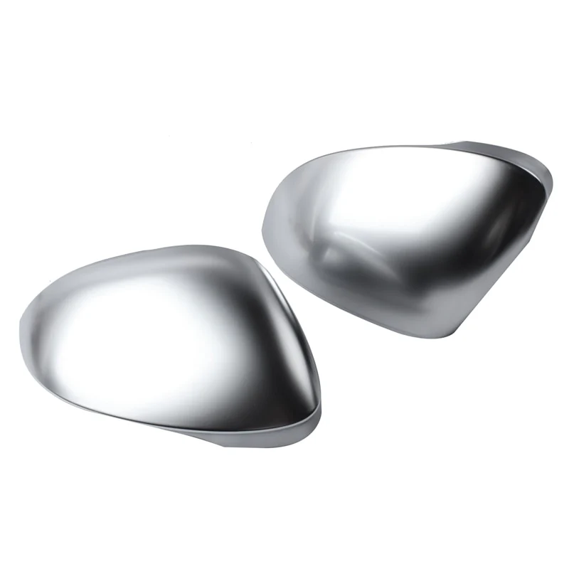 Volkswagen Golf MK8 / ID3 Satin Chrome Silver Mirror Covers (2020+ Models) - Image 3